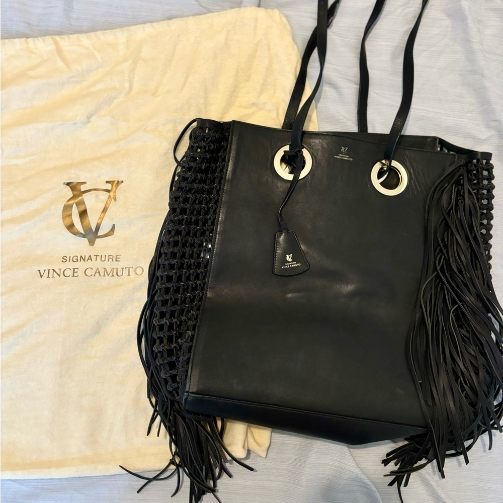 Vince Camuto Signature Fringe Bag